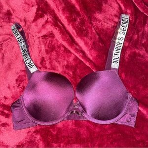 Victoria's Secret Plum Purple Shine Strap Bra